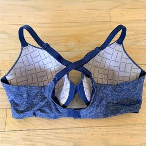 Victoria’s Secret Uplift Semi Demi Light Lined Denim Blue Bra 38D